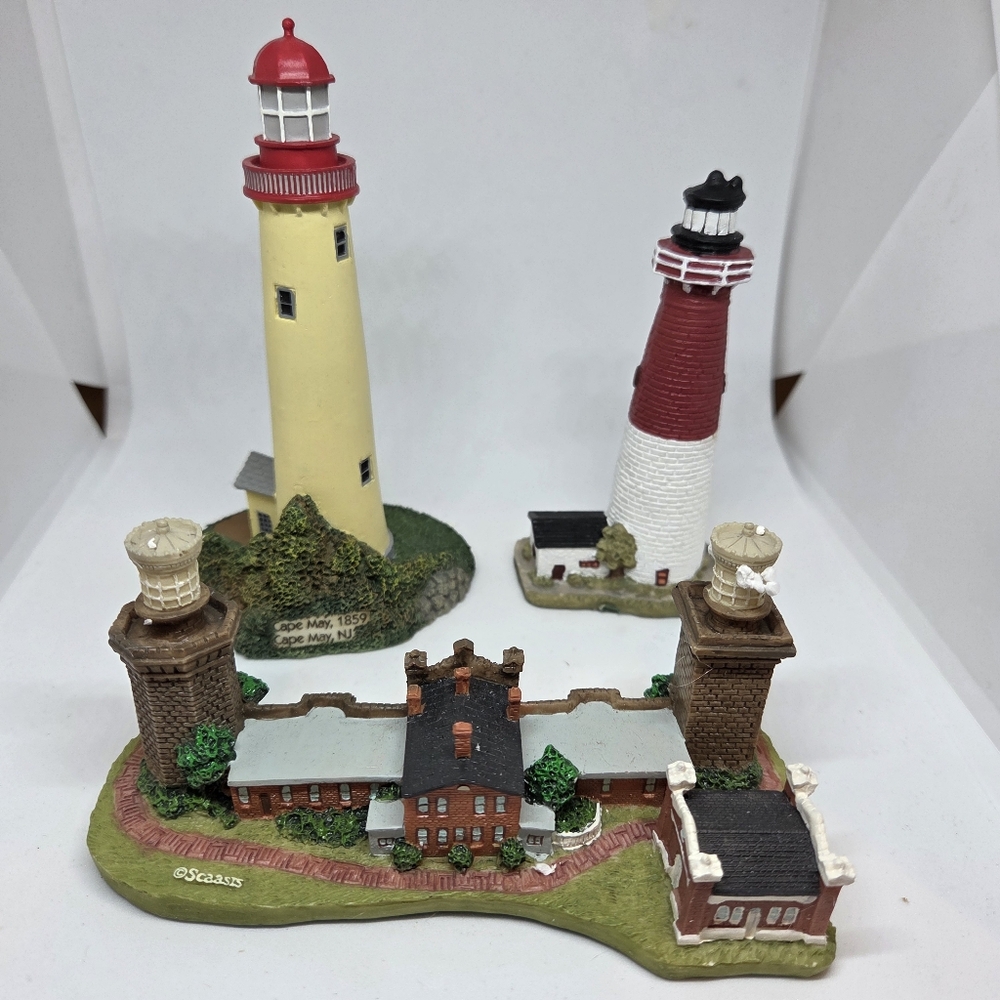 Miniature New Jersey Lighthouse Figurines